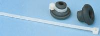 02520510010 SES Sterling Cable Tie, Black Polychloroprene, Pk-10