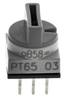 pt65503 Hartmann 16 Way Through Hole DIP Switch, Segment Wheel Actuator