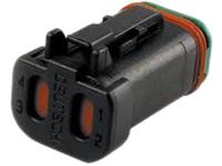 dt06-4s-ce05 Deutsch, DT06, DT Male 4 Way Connector Assembly for use with Automotive Connectors
