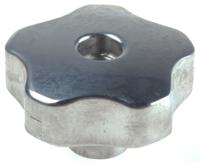 478-428 RS PRO Silver Multiple Lobes Clamping Knob, M8, Threaded Hole