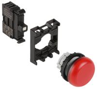 78639219-m22-l-rm22-am22-led-r Eaton, RMQ Titan M22, Flush Mount, Rear, Surface Mount Red LED Indicator, 22mm Cutout, IP69K, Round, 12 → 30V
