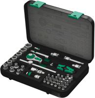 05003535001 Wera 41-Piece Imperial 1/4 in Standard Socket/Bit Set with Ratchet, 6 point; Hex Bit; Phillips Bit; Pozidriv Bit;