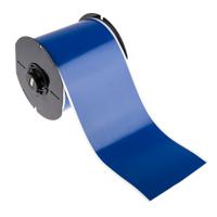 b30c-4000-7569-bl Brady B-7569 Vinyl Blue Label Roll, 101mm Width, 1 Roll Qty