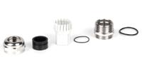 208-4382 RS PRO Metallic Brass Cable Gland, PG16 Thread, 10mm min., 14mm max., IP68