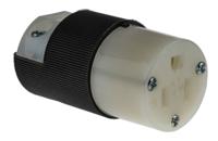 hbl5269c Hubbell USA Mains Connector, 15A Black, Cable Mount Nylon Screw, 125 V