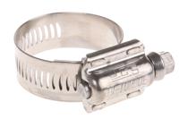 htm40p HI-TORQUE Stainless Steel Slotted Hex Worm Drive, 16mm Band Width, 25 → 40mm ID
