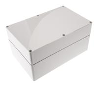 ab-162513-enclosure Fibox Grey ABS Enclosure, IP66, IP67, Grey Lid, 250 x 160 x 125mm
