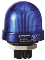 81550000 Werma EM 815 Series Blue Steady Beacon, 12 → 240 V ac/dc, Panel Mount, Incandescent Bulb, IP65