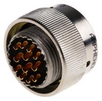 62gb-56t14-12sn416 Amphenol Limited, 62GB, Nickel Iron Alloy 12 Way Cable Mount MIL Spec Circular Connector Plug, Socket Contacts,Shell