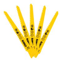 dt2344-qz DeWALT, 6 Teeth Per Inch Wood 152mm Cutting Length Reciprocating Saw Blade, Pack of 5
