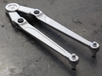 117b Facom Adjustable Spanner, 245 mm Overall, 100mm Jaw Capacity, Metal Handle