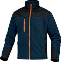 brig2nopt Delta Plus BRIGHTON2 Black/Green/White/Yellow 100% Polyester Fleece Jacket S