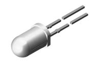 tlcs5100 Vishay Super Red LED 5 mm Through Hole, TLCS5100