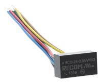 rcd-24-035wx3 Recom LED Driver, 2 → 35V dc Output, 12.25W Output, 350mA Output, Constant Current Dimmable