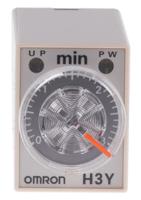 h3y-4-100-120vac-3m Omron H3Y-4 Series DIN Rail, Surface Mount Timer Relay, 100 → 120V ac, 4-Contact, 0.1 → 3min, 1-Function,