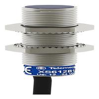 xs612b1dal2 Telemecanique Sensors Inductive Threaded Barrel Proximity Sensor, M12, 4 mm Detection, 2-Wire NO, 12 → 48 V dc