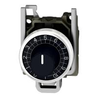 xb4bd912r47k Schneider Electric XB4 47kΩ Rotary Potentiometer 1-Gang Panel Mount, XB4BD912R47K