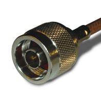 172142 Amphenol RF, Plug Cable Mount N Connector, 50Ω, Crimp Termination, Straight Body