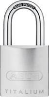 86ti45-wo ABUS Padlock Titanium Padlock, Keyed Alike, 8mm Shackle, 46.5mm Body