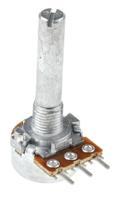 rk1631110twa Alps Alpine RK163 10kΩ Rotary Carbon Film Potentiometer, Panel Mount (Through Hole), RK1631110TWA