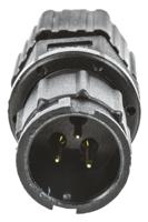 bd-03bmma-ll7001 Amphenol Industrial Circular Connector, 3 Contacts, Cable, Standard Connector, Plug, Male, IP67, Ceres Series