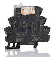 1123610000 Weidmuller TRZ Series Interface Relay, DIN Rail Mount, 24V Coil, DPDT, 2-Pole