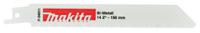 p-04911 Makita, 14 Teeth Per Inch Metal 150mm Cutting Length Reciprocating Saw Blade, Pack of 5