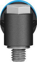 qslv-m5-6 Festo QS Series Elbow Threaded Adaptor, M5 Male to Push In 6 mm, Threaded-to-Tube Connection Style, 190666