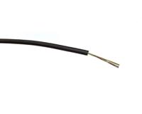 196-4224 RS PRO Black 0.2mm² Hook Up Wire, 24 AWG, 7/0.2 mm, 500m, PVC Insulation