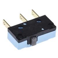 83170405 Crouzet Plunger Micro Switch, Solder Terminal, 5 A @ 250 V ac, SPDT