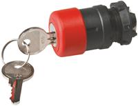 zb5as934 Schneider Electric Harmony XB5 Series Key Release Emergency Stop Push Button, 22mm Cutout, IP66, IP67, IP69K