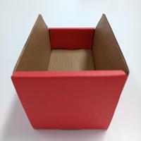 228-1116 RS PRO Cardboard Storage Bin, 200mm x 100mm x 100mm, Red