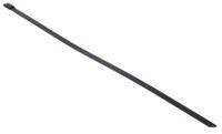 547-4377 RS PRO Cable Tie, Roller Ball, 360mm x 7.9 mm, Metallic Polyester Coated Stainless Steel, Pk-100