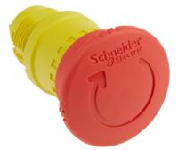 xb5as8445 Schneider Electric Harmony, Red, Twist to Reset 40mm Mushroom Head Emergency Button