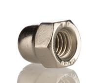 248-4416 RS PRO, Plain Stainless Steel Hex Nut, DIN 1587, M6