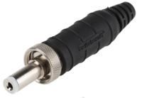 s761ks17 Switchcraft, S762KS DC Plug Rated At 5.0A, Cable Mount, length 57mm, Nickel, IP68