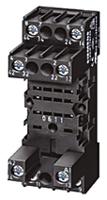 lzspt78720 Siemens Snap-On Rail Mount Relay Socket, for use with 2 Changeover Contacts