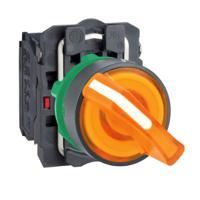 xb5ak125m5 Schneider Electric Knob Selector Switch - (SPDT) 22mm Cutout Diameter, Illuminated 2 Positions