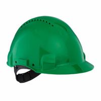 7000108289 3M G3000 Green Hard Hat , , Ventilated