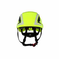 7100175100 3M X5000 Green Safety Helmet with Chin Strap, AdjustableVentilated