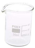 461-1086 RS PRO Borosilicate Glass 50ml Beaker