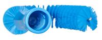 53723 Vikan Medium Bristle Blue Scrubbing Brush, Polyester bristle material