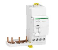a9y65740 Schneider Electric Acti9 iDT40 RCCB, 40A, 3+N Pole, 300mA, Type A, 400V ac