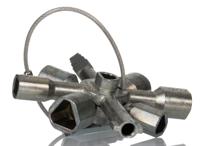 00-11-01 Knipex Diecast Zinc 17-way Control Cabinet Key