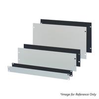 30118-950 nVent SCHROFF RAL 7021 Black Grey Front Panel, 3U, 84HP