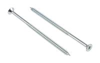 144-3504 RS PRO Pozidriv Countersunk Steel Wood Screw, Bright Zinc Plated, No. 10 Thread, 4in Length