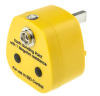 287-7537 RS PRO ESD Earth Bonding Plug With 10 mm Stud