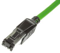 09457711151 HARTING, 10m Cat5, Green RJ45 to Male RJ45 Male, U/FTP Shielded, Terminated PVC Sheath