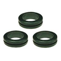 01070029010 SES Sterling DK Black PVC 14mm Cable Grommet for Maximum of 9mm Cable Dia.