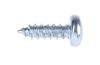 546-5610 RS PRO Bright Zinc Plated Steel Pan Head Self Tapping Screw, N°4 x 3/8in Long 9.5mm Long